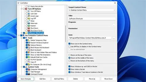 Additional submenu in Desktop context menu