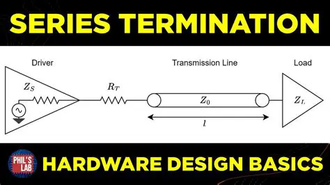 Advantages of using series termination at both the source and destination