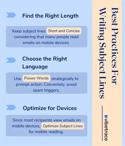 Best Practices for Writing a Subject Line
