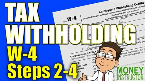 Calculating Tax Withholding Allowances