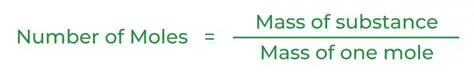 Calculating the Number of Moles of KF