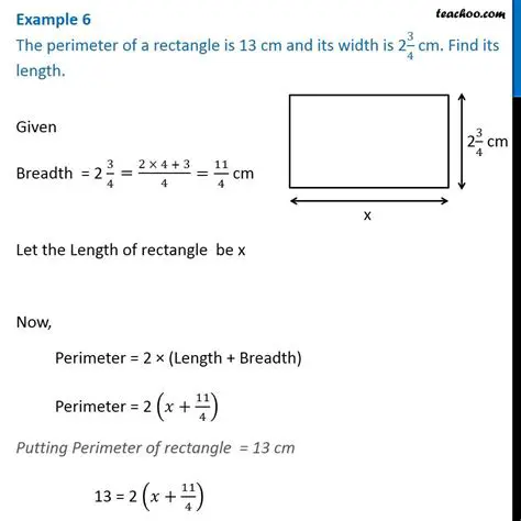 Calculating the Perimeter of a Rectangle with a Length of 8 cm and a Width of 12 cm
