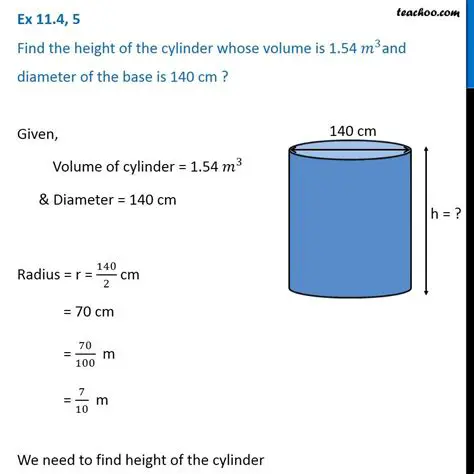 Calculating the Volume of a Cylinder with a Base Radius of 4 cm and a Height of 12 cm