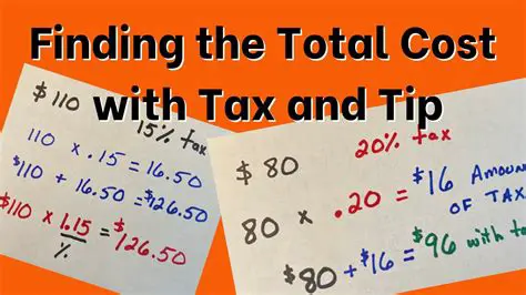 Calculating Total Cost with Tax