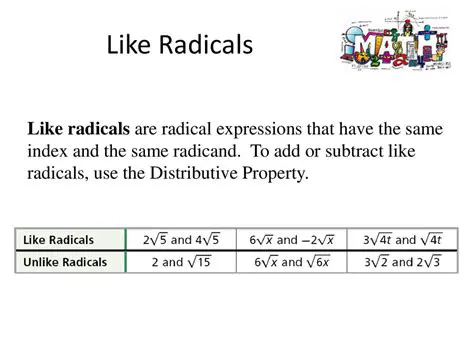Characteristics of Like Radicals