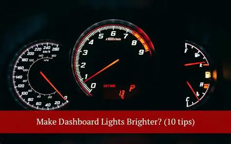 Check the dashboard lights