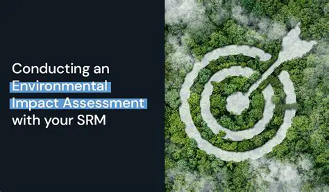 Conducting regular environmental impact assessments