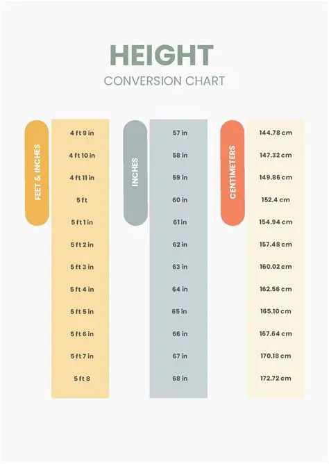 Converting the Height to Feet