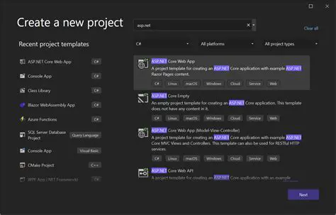 Create a new QuISP project