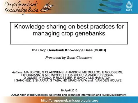 Create and manage crop plans
