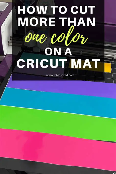 Cut different colors separately