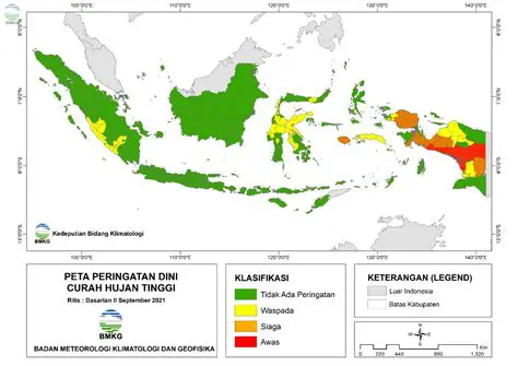 Daerah dengan Curah Hujan Tinggi