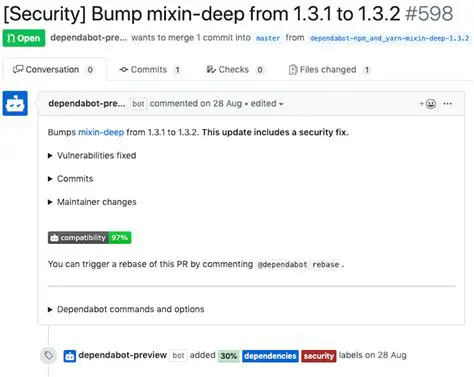 Dependabot Pretends to Rebase PRs for Over 20 Minutes Without Submitting Updates About Failures