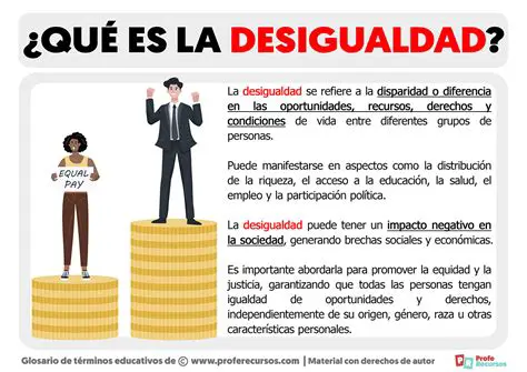 Desigualdad de condiciones