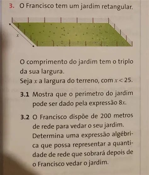 Encontrando a Largura do Jardim