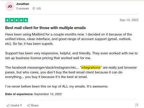 Features of an Email Client