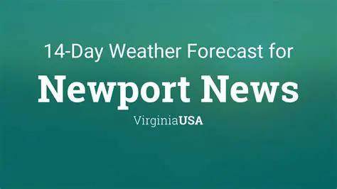 Checking Newport News, Virginia's Weather: Your Daily Forecast