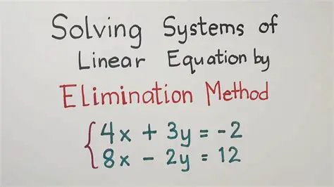 How to Solve Systems of Linear Equations using Linear Combinations