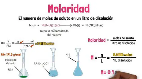 Importancia de la molaridad