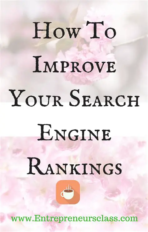 Improve your search engine rankings