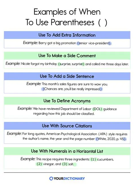 Improving Sentence Clarity with Proper Parentheses Use