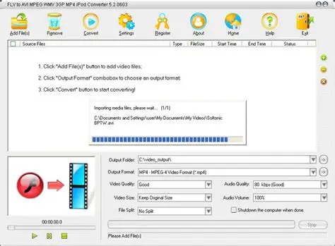 Key Features of Aglare 3GP MP4 to AVI WMV MPEG MOV iPod Converter