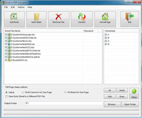 Key Features of Ailt Excel to PDF Converter