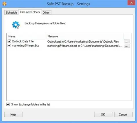 Key Features of Backup PST