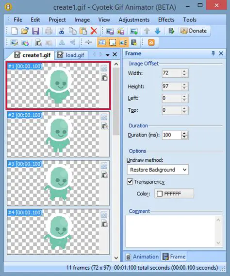 Key Features of Cyotek Gif Animator