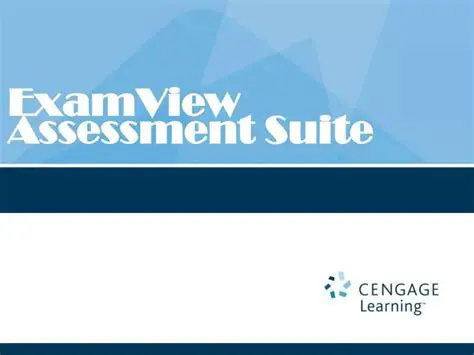 Key Features of ExamView Assessment Suite