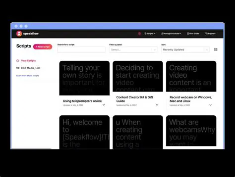 Key Features of Scrolling Teleprompter Software