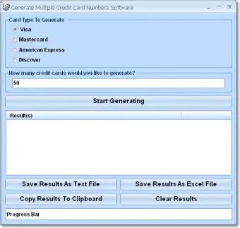 Key Features of the Generate Multiple Credit Card Numbers Software