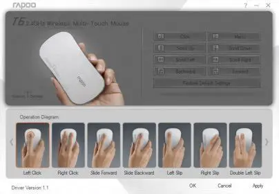 Key Features of the Rapoo T6 Mouse Driver
