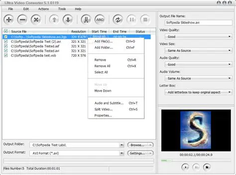 Key Features of Ultra Video Splitter