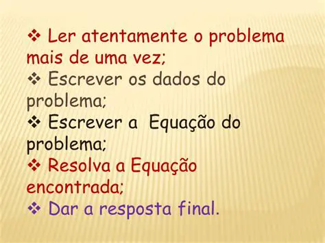 Ler atentamente o problema