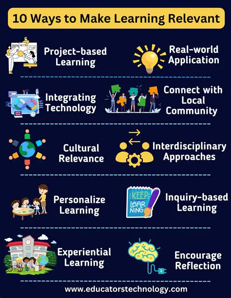 Making Learning Relevant and Engaging