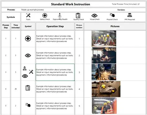Manufacturing Work Instructions