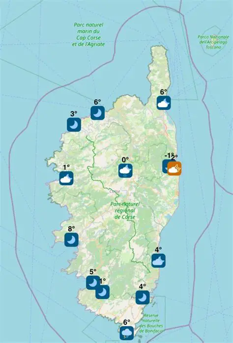 Météo Corse : Prévisions Actualisées et Impacts sur l'Île de Beauté