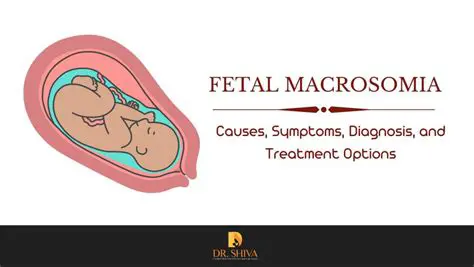 Monitoring for signs of macrosomia