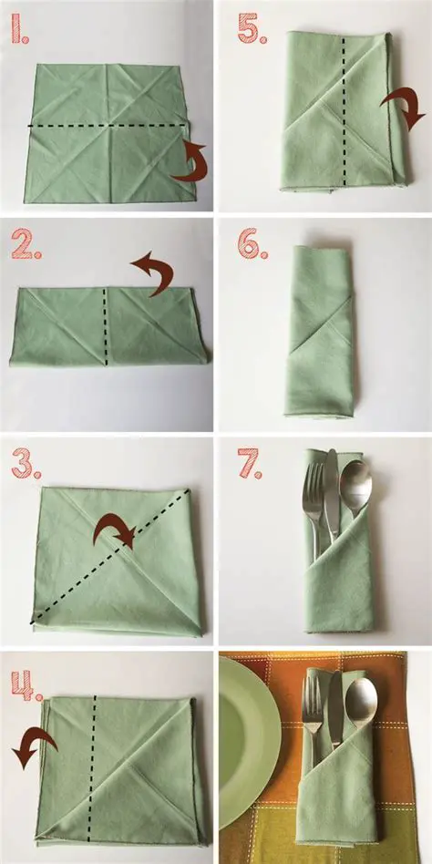 No olvides los cubiertos y los napkins