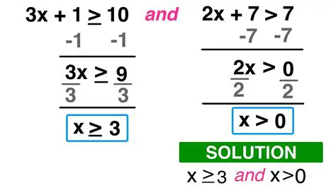 Not subtracting 4 from both sides of the inequality