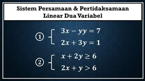 Pastikan Anda mengatur pertidaksamaan dengan benar