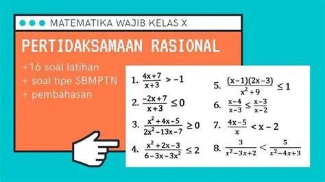 Pertidaksamaan dan Bilangan Rasional