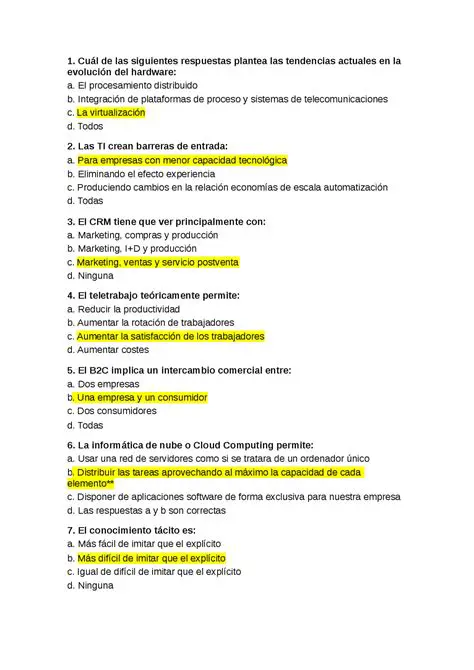 Preguntas y Respuestas sobre el Conjunto I