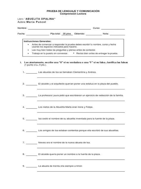 Preguntas y Respuestas sobre la Abuela Opalina