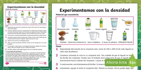 Preguntas y respuestas sobre la densidad de las disoluciones