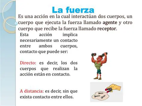 Preguntas y respuestas sobre la fuerza en que un cuerpo ejerce sobre otro