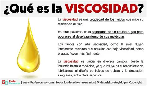 Preguntas y respuestas sobre la viscosidad