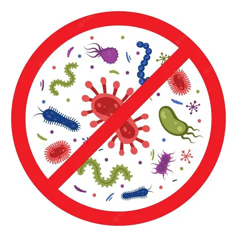 Prevents the spread of microorganisms