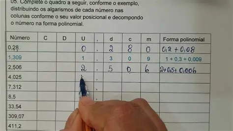 Represente as Quantidades Indicadas por Meio de Algarismos